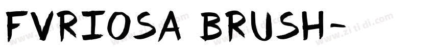 fvriosa brush字体转换
